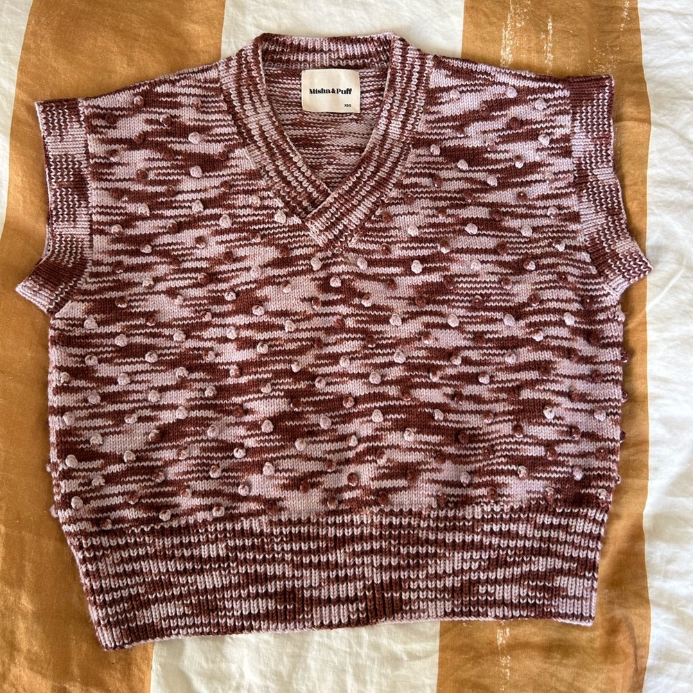 Misha and Puff Popcorn vest